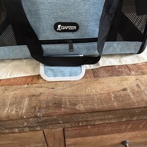 Light Blue Small Pet Carrier - Portable Cage for Small Pets
